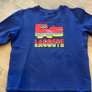 Lacoste graphic sweatshirt- size 8